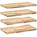 Mensole da Parete 4 pz 100x40x4 cm Legno Acacia Non Trattato - Foto miniatura 1
