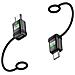 Adattatore Dritto Da Femmina Type-c A Maschio Type-c 240w 120gbps - Confezione Da 2 Black - Foto miniatura 2