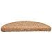 Tappetini per scale 20 pz 56x17x3 cm Beige Semicircolari - Foto miniatura 3