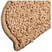 Tappetini per scale 20 pz 56x17x3 cm Beige Semicircolari - Foto miniatura 6
