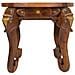 Tavolino In Legno E Metallo Marrone 52x52x40h - Foto miniatura 2
