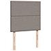 Struttura Letto Pouf con Materasso Tortora 80x200 cm in Tessuto - Foto miniatura 9
