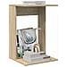 Tavolo laterale Rovere Sonoma 40 x 38 x 62,5 cm - Foto miniatura 3