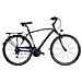 Bici Uomo City Bike Misura 28 Linea Zefiro Bicicletta Acera 24v Forcella Idraulica Telaio Alluminio Zfr24vsf Luci A Led - 47 Nero Opaco - Foto miniatura 2