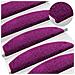 Tappetini per scale autoadesivi 15 pcs Viola 80 x 24,5 x 3,5 cm - Foto miniatura 2