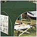 Tenda per feste a pop-up 290 x 290 x 245 cm Verde - Foto miniatura 4