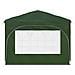 Tenda per feste a pop-up 290 x 290 x 245 cm Verde - Foto miniatura 7