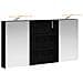 Set di Armadi da Bagno con lo scaffale 3 pcs 100 x 10,5 x 50 cm - Foto miniatura 1