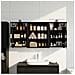 Set di Armadi da Bagno con lo scaffale 3 pcs 100 x 10,5 x 50 cm - Foto miniatura 2