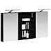 Set di Armadi da Bagno con lo scaffale 3 pcs 100 x 10,5 x 50 cm - Foto miniatura 3