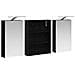 Set di Armadi da Bagno con lo scaffale 3 pcs 100 x 10,5 x 50 cm - Foto miniatura 5