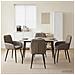 Sedie da pranzo 4 pcs Similpelle Grigio 57 x 50 x 85 cm - Foto miniatura 2