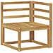 Set di divani da esterno 6 pcs Bianco Legno di Acacia Massello - Foto miniatura 4