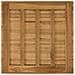 Piano del tavolo 70 x 70 x 3,5 cm Quadrato Legno di teak solido - Foto miniatura 5