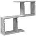 Scaffale da parete Grigio Cemento 60 x 12 x 50,5 cm - Foto miniatura 6