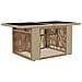 Set Divano da Giardino 4 pz Beige e Bianco Crema polyrattan - Foto miniatura 10