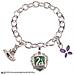 Braccialetto Serpeverde Harry Potter Charm Bracelet Lumos Slytherin (silver Plated)  - Foto miniatura 2