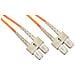 Cavo Fibra Ottica Sc A Sc Multimode Duplex Om2 50/125 Mt. 5 - Foto miniatura 1