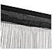 2 Pz Tende A Fili 100x250 Cm Nere - Foto miniatura 3