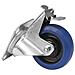 Swivel Castor Rd-100b 100mm Blue With Brake - Foto miniatura 1