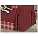 Copridivano Con Laccetti Disegno Scozia Colore Bordeaux Modello O.B. Poltrona Bordeaux - Foto miniatura 2