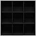 Libreria Nera 98x29x97,5 cm in Legno Multistrato - Foto miniatura 4