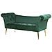 Chaise Longue In Velluto Verde Scuro Nantilly - Foto miniatura 2