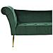 Chaise Longue In Velluto Verde Scuro Nantilly - Foto miniatura 8