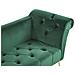 Chaise Longue In Velluto Verde Scuro Nantilly - Foto miniatura 15