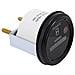 Tester Di Ora Al Quarzo 12-36v Dc Ac 6 Cifre Accurate Tester Gauge Rotonda Per La Barca Vari Tipi Di Auto Il Motore Del Camion - Foto miniatura 3