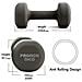 Prkned05k Set Di Pesi Per Manubri, 2 Pezzi, 5 Kg, Grigio, Neoprene - Foto miniatura 12