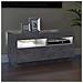 Mobile Porta TV con Luci LED Grigio Cemento 80x35x40 cm - Foto miniatura 4