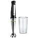 Multiquick 7 MQ 7000X frullatore a immersione (1000 Watt, con tecnologia ActiveBlade, frullatore e aiuto da cucina, con bicchiere da 600 ml e misurino) nero / acciaio inox - Foto miniatura 1