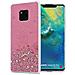 Custodia Compatibile Con Huawei Mate 20 Pro In Rosa Con Glitter - Coperchio Protettivo In Silicone Tpu Flessibile Con Glitter Scintillanti - Foto miniatura 1