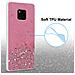 Custodia Compatibile Con Huawei Mate 20 Pro In Rosa Con Glitter - Coperchio Protettivo In Silicone Tpu Flessibile Con Glitter Scintillanti - Foto miniatura 4