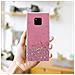 Custodia Compatibile Con Huawei Mate 20 Pro In Rosa Con Glitter - Coperchio Protettivo In Silicone Tpu Flessibile Con Glitter Scintillanti - Foto miniatura 7