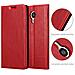 Cadorabo Custodia Compatibile Con Meizu Mx4 In Rosso Mela - Coperchio Protettiva Con Chiusura Magnetica, Funzione Stand E Tasca Per Le Carte - Foto miniatura 6