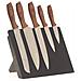 Coltelli Da Cucina Su Supporto Magnetico, 5 Pezzi, - Foto miniatura 1