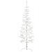 Albero Natale Artificiale Sottile A Metà Supporto Bianco 180 Cm - Foto miniatura 3