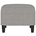 Poggiapiedi Grigio Chiaro 60x50x41 Cm In Tessuto - Foto miniatura 4
