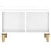 Tavolino Salotto Bianco Lucido 60x50x36,5 cm Legno Multistrato - Foto miniatura 7