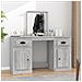 Toeletta Con Specchio Grigio Sonoma 130x50x132,5 Cm - Foto miniatura 1