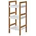 Scaffale Con 3 Ripiani In Mdf E Bambù - Foto miniatura 2