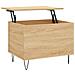 Tavolino Salotto Rovere Sonoma 60x44,5x45 Cm Legno Multistrato - Foto miniatura 2