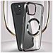 Cover Magsafe Trasparente Bordo Nero Per Iphone 15 Swissten Metallic - Foto miniatura 3