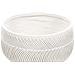 Vaso Da Fiori Argilla Bianco Sporco 43 X 43 X 23 Cm Ftero - Foto miniatura 5
