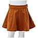 Gonna Da Bambina Con Tasche A Coste Cognac 116 - Foto miniatura 8