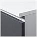 Cassettiera CL100, 6 cassetti, 100x35x57 cm, Colore Bianco e Grigio Grafite - Foto miniatura 4