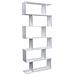 Libreria In Nobilitato Bilaminato A 6 Ripiani Linea Elegance - White - Foto miniatura 1
