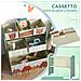 Scaffale Portagiochi Per Bambini Con 6 Contenitori Rimovibili In Tessuto, 63x30x66cm, Verde - Foto miniatura 3